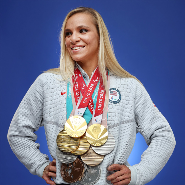 Oksana Masters of Team USA poses for a portrait.